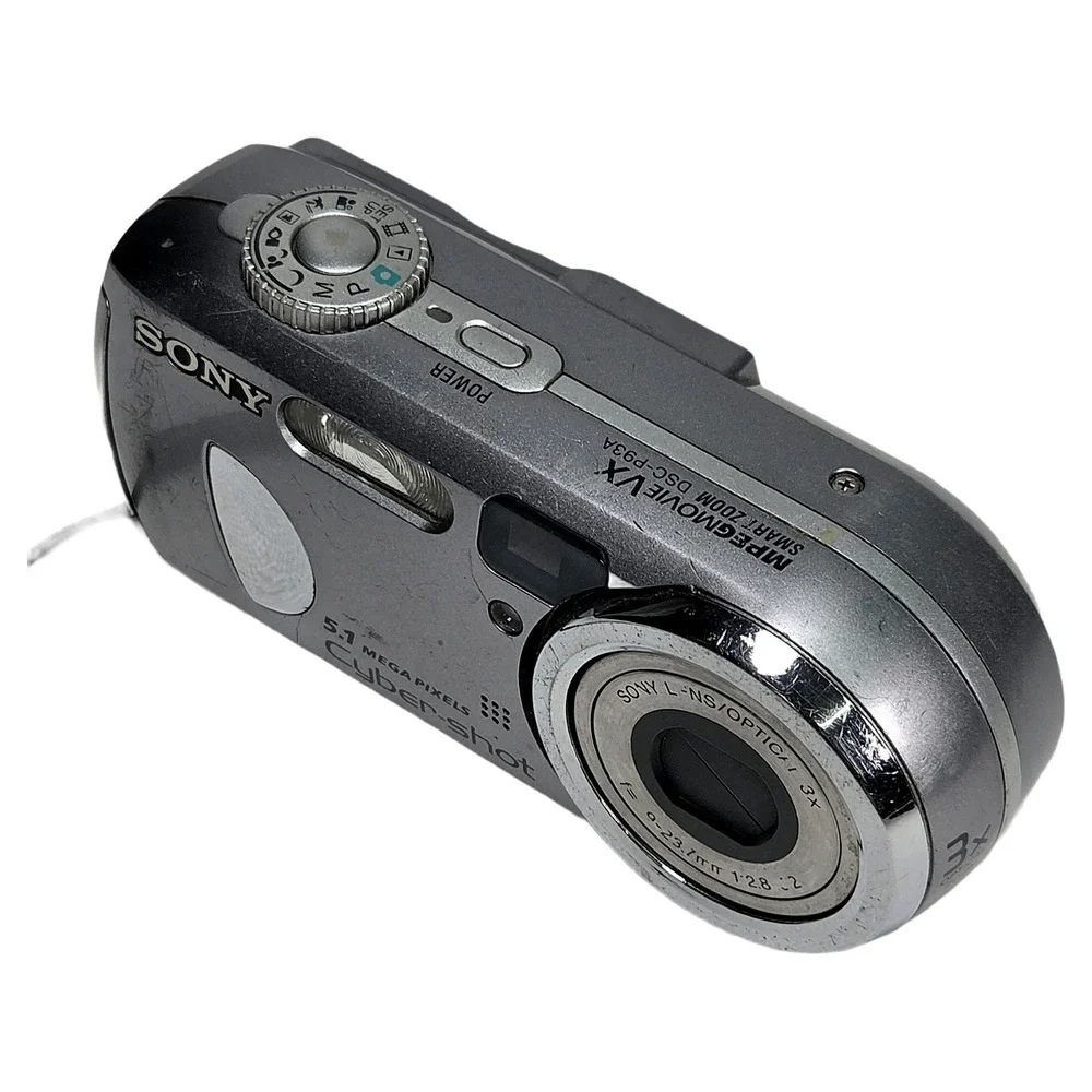 Sony Cyber-shot DSC-P93A 5.1MP Digital Camera Silver 3x Optical Zoom Parts DSC